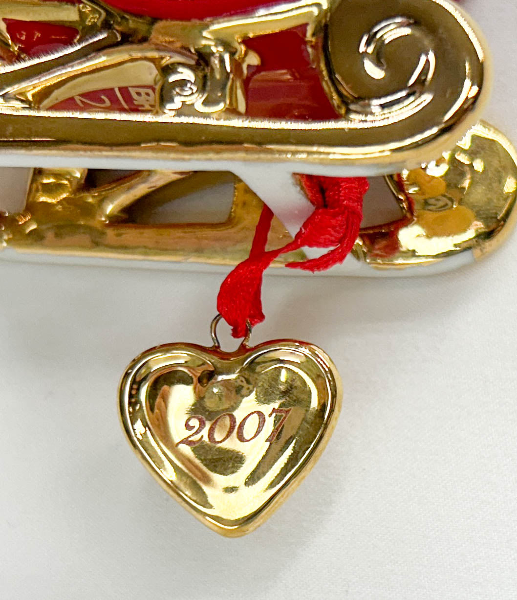 2007 Baby's First Christmas Ornament - Porcelain