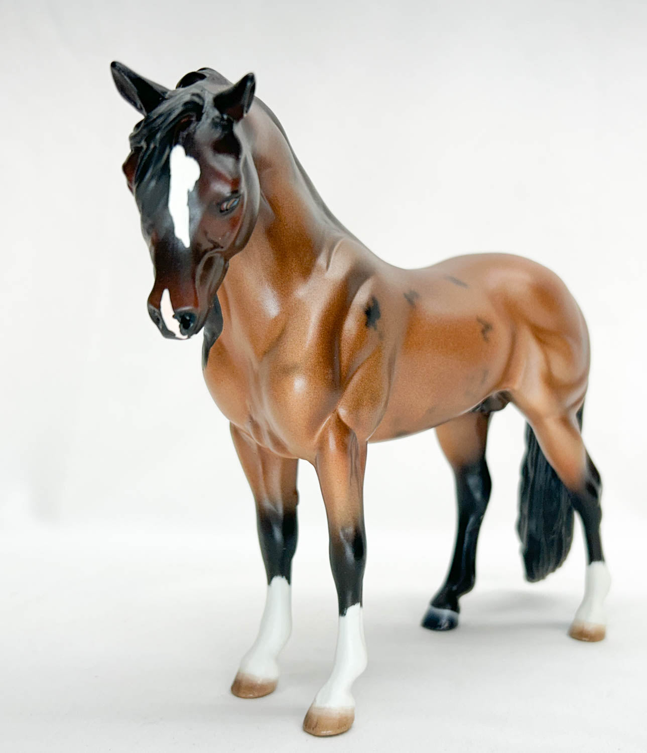 Bouncer, Bay Roan ~ "Poster Pony II" Custom by Jessica Fry