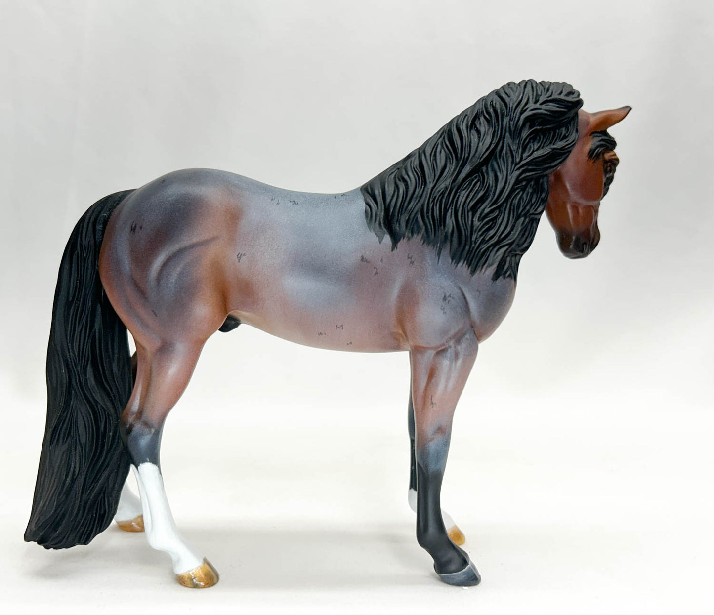 Bouncer, Bay Roan ~ "Poster Pony" Custom by Jessica Fry