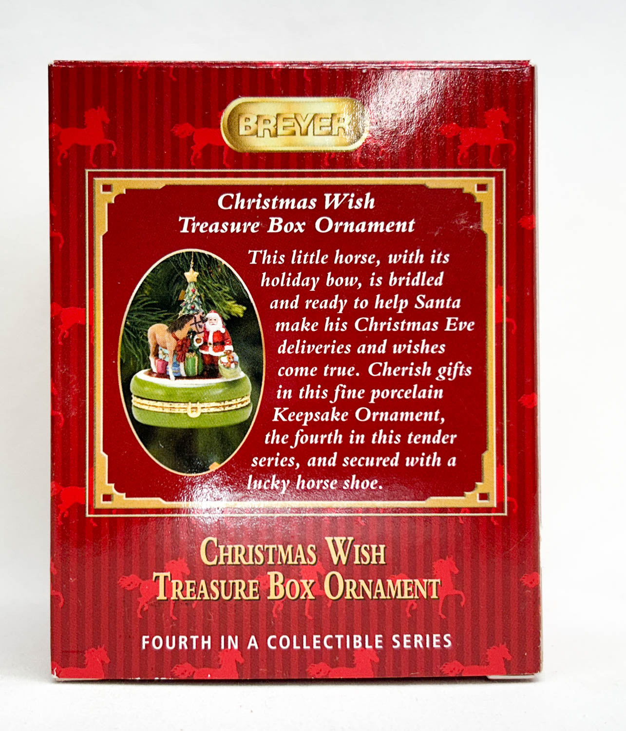 2011 Christmas Wish Treasure Box Keepsake Ornament - Porcelain