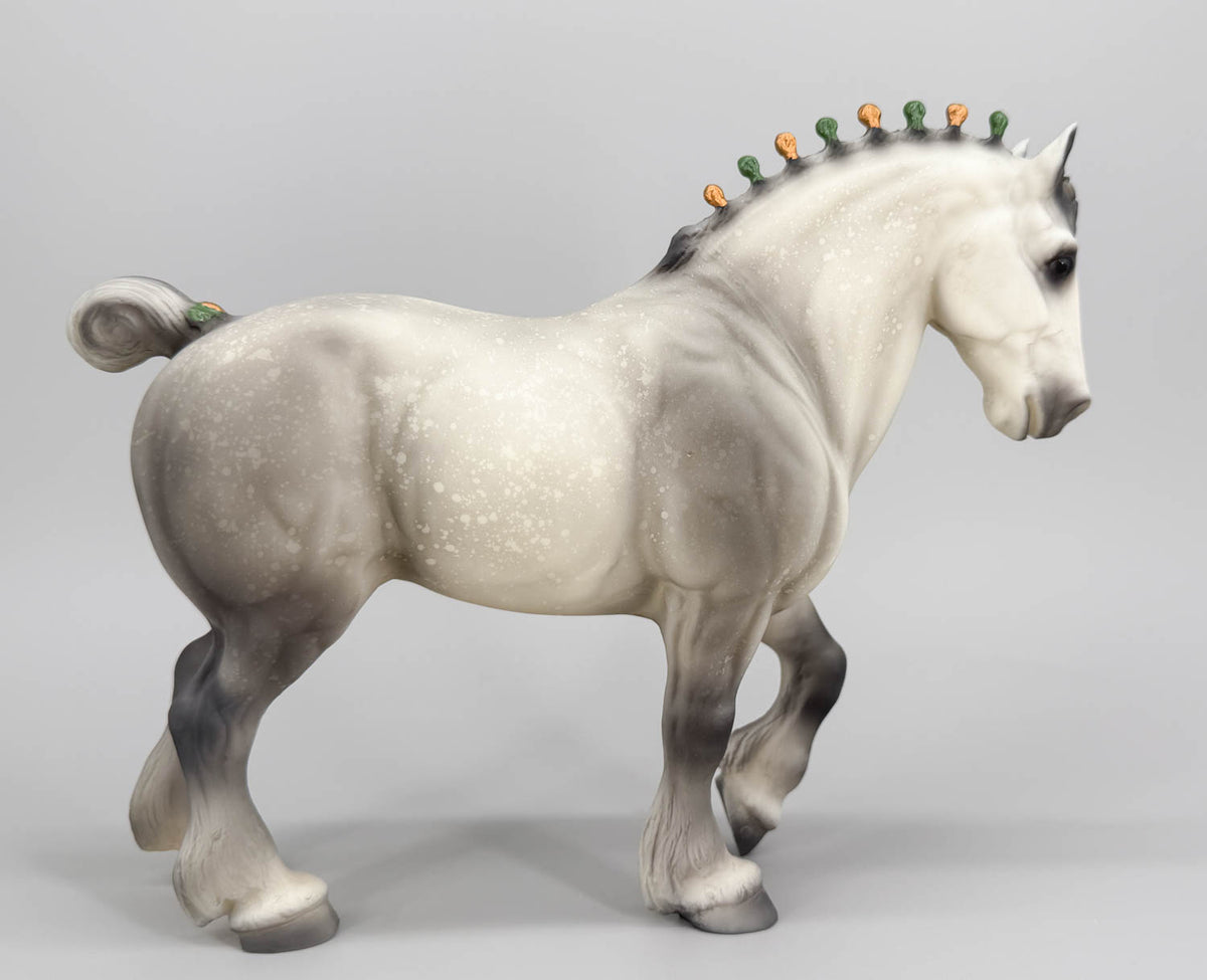 Clydesdale Stallion, Dapple Grey - TRU SR Medallion Series
