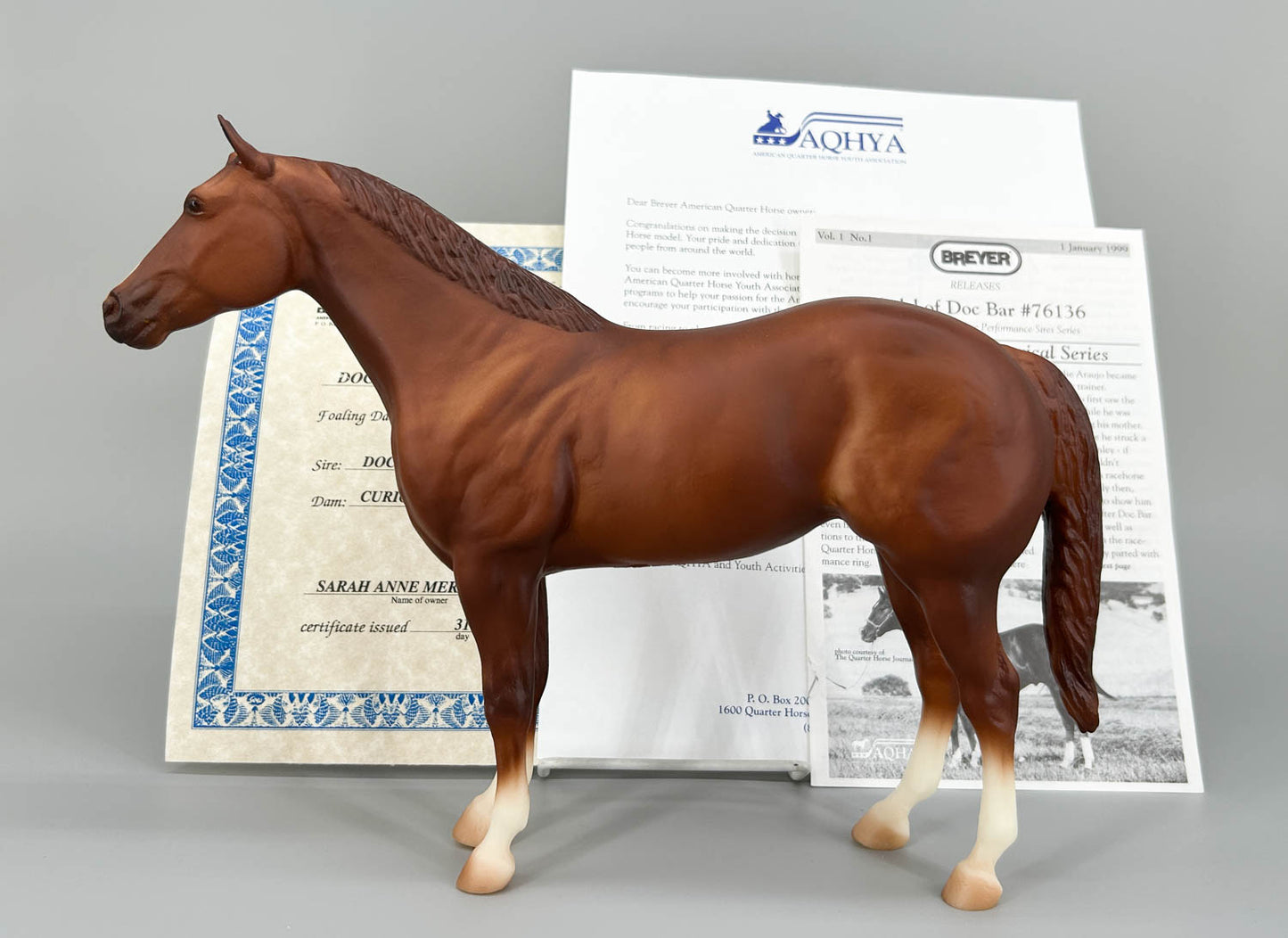 Ideal Quarter Horse ~ Progeny of Doc Bar w/ Extras