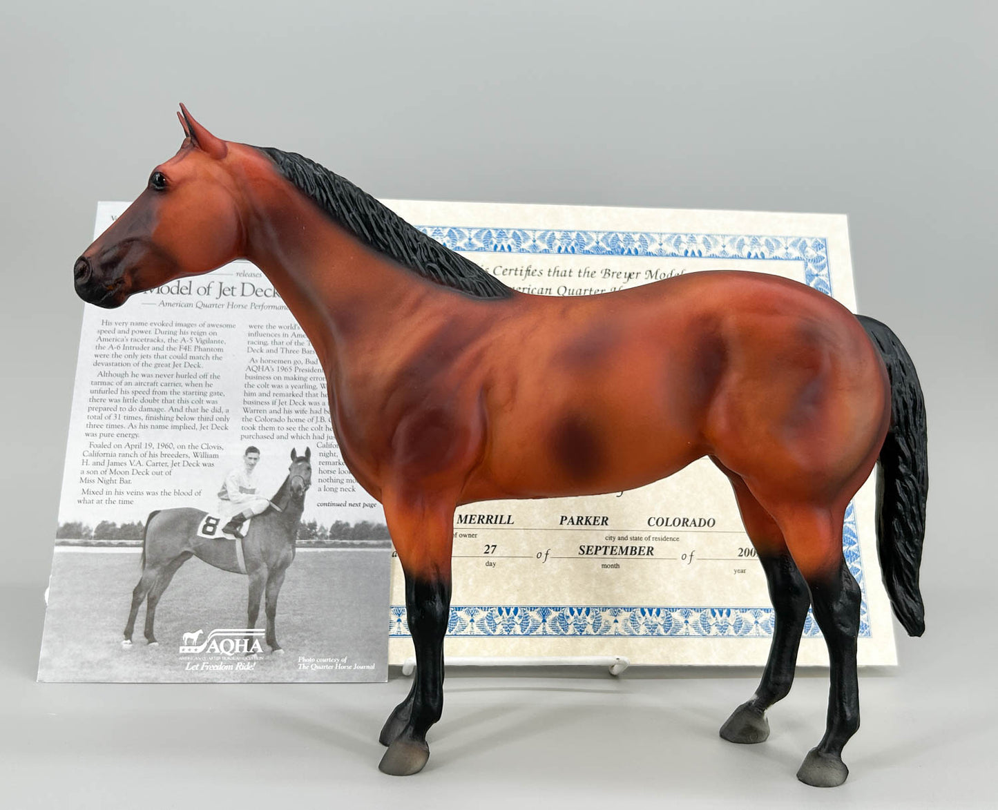 Ideal Quarter Horse ~ Offspring of Jet Deck