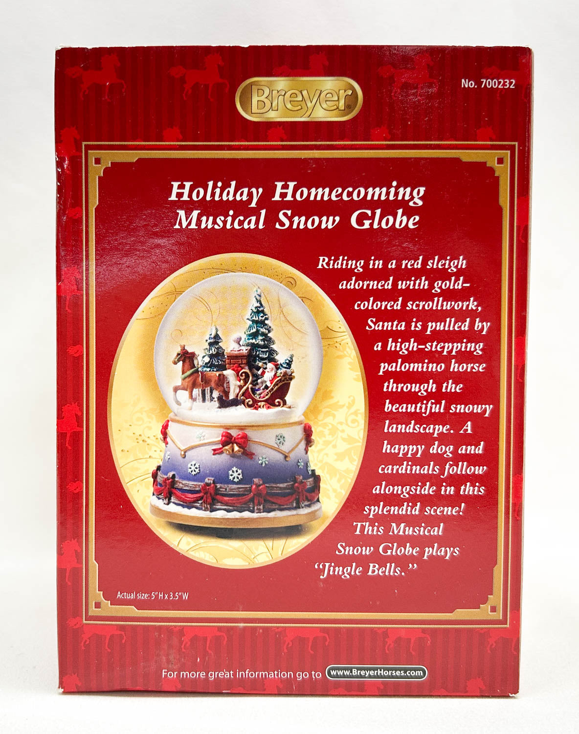 2012 Holiday Snow Globe ~ Holiday Homecoming