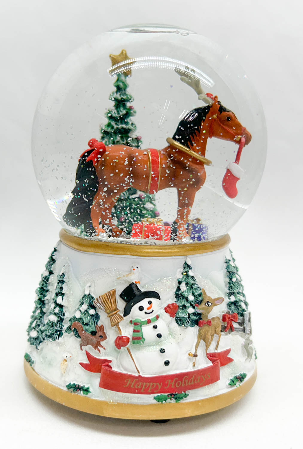 2013 Holiday Snow Globe ~ Holiday Surprise