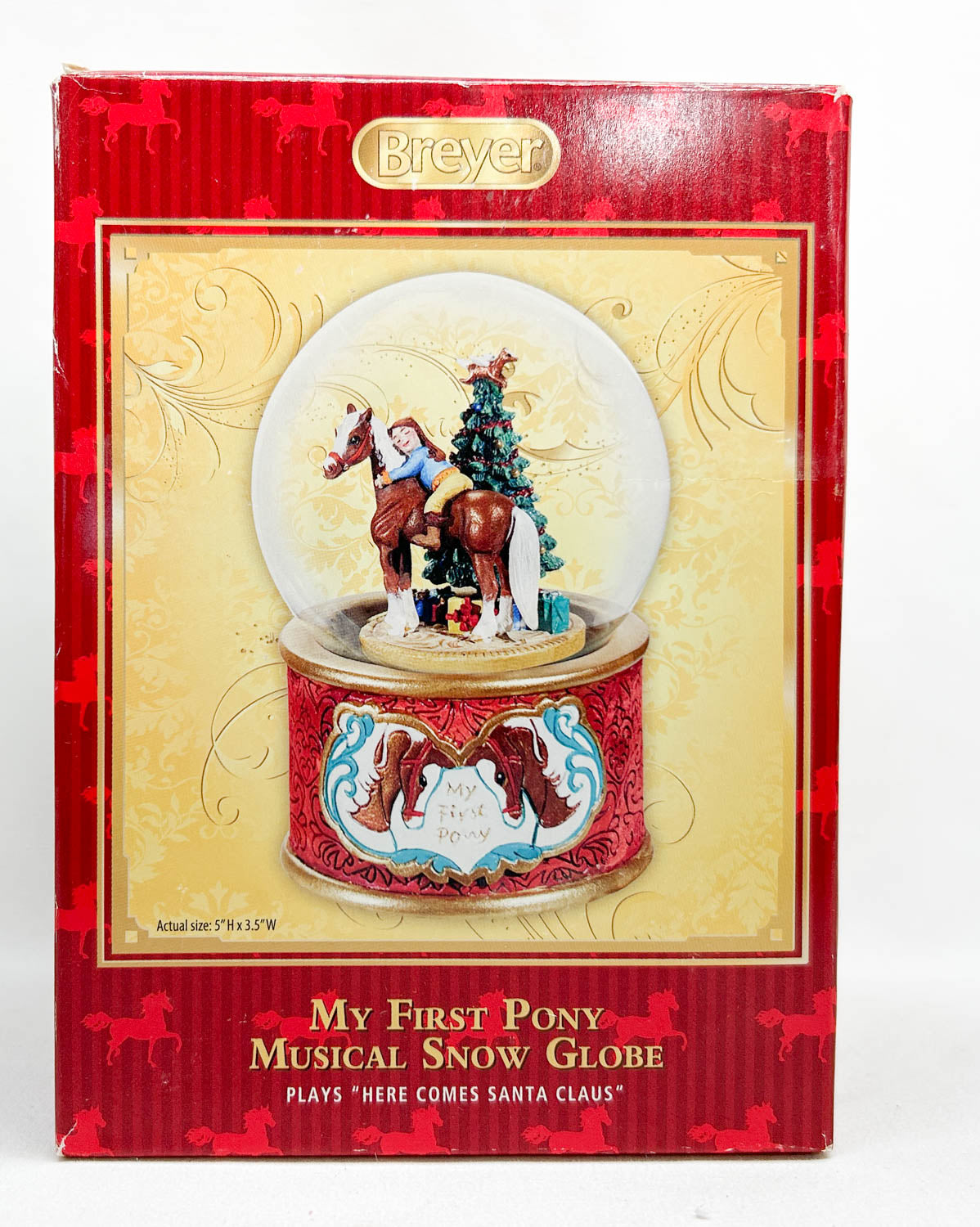 2015 Holiday Snow Globe ~ My First Pony