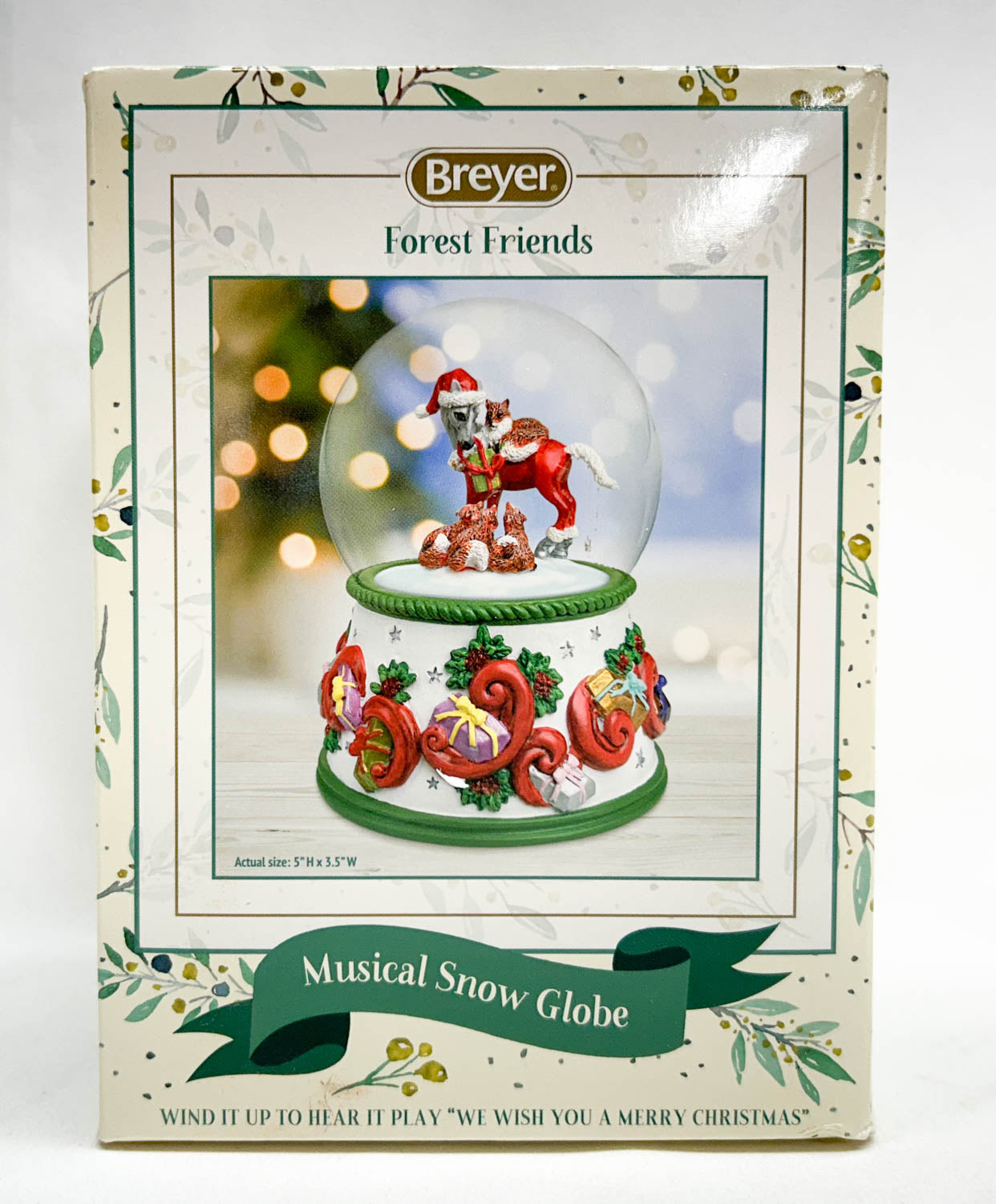 2022 Holiday Snow Globe ~ Forest Friends