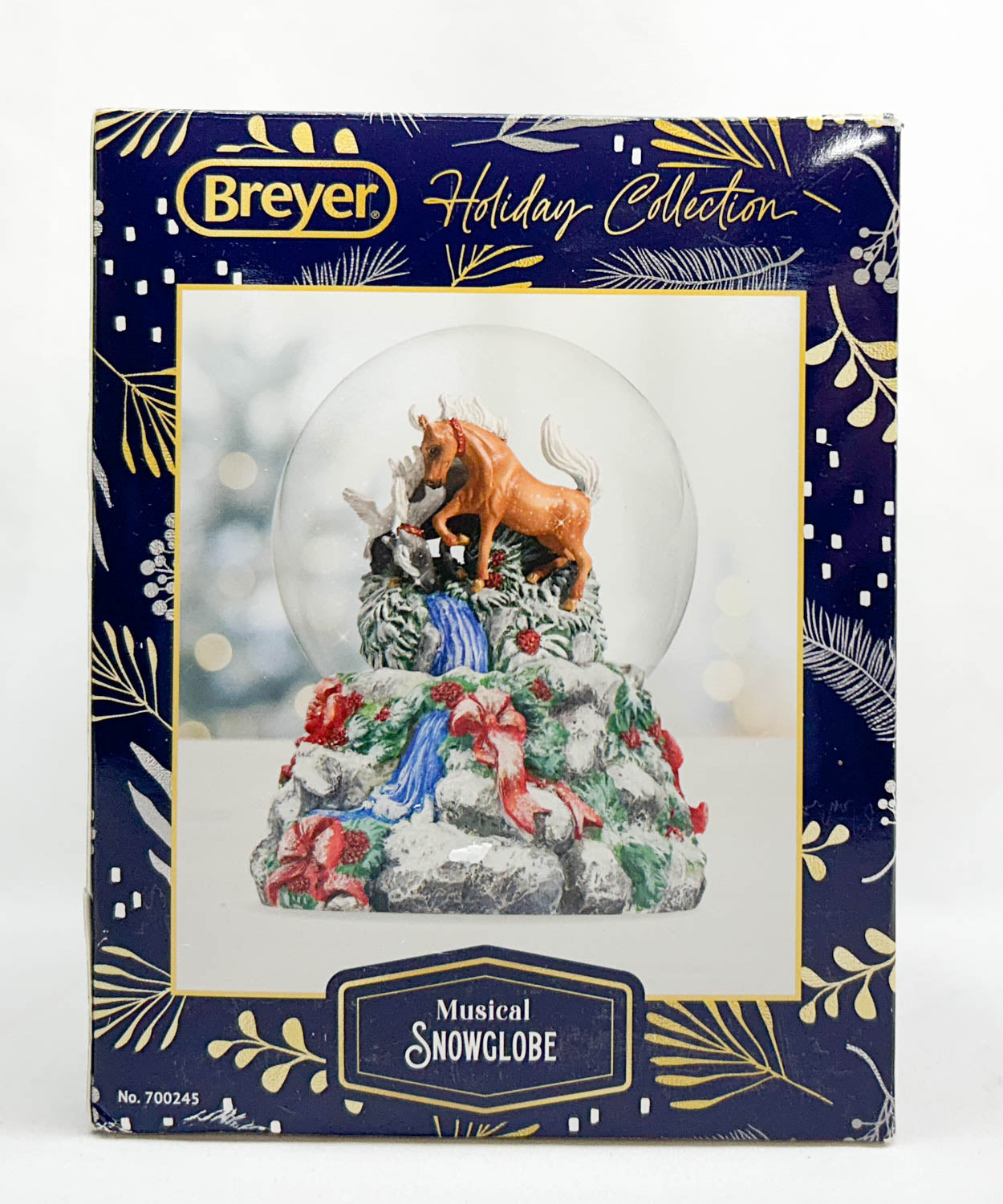 2024 Holiday Snow Globe ~ Winter Woodland