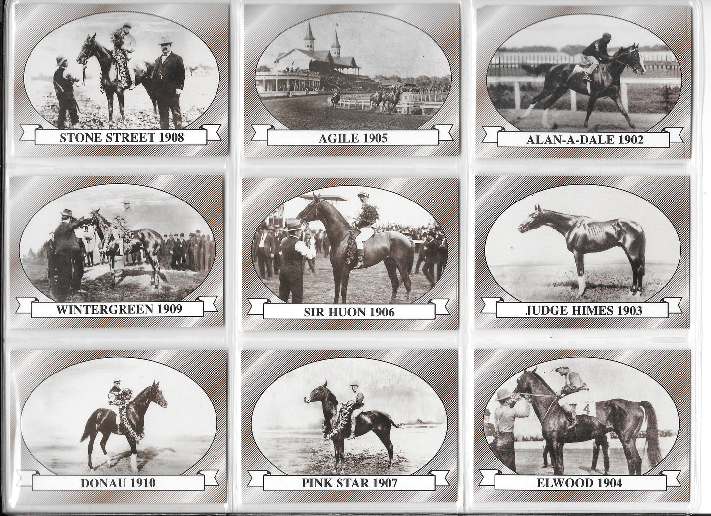 Kentucky Derby Trading Cards - Years 1902-1910