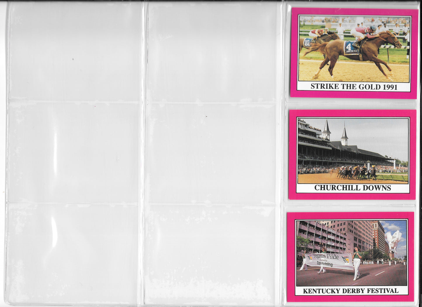 Kentucky Derby Trading Cards - Years 1983-1991 +Derby Festival