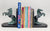 Bookends, Black and Verdigris Rearing Horses
