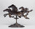 Candle Holder, Galloping Mustangs