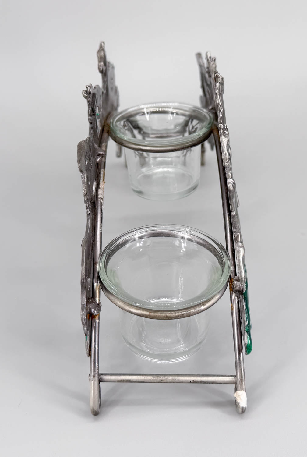 Candle Holder, Spoontiques Pewter Galloping Horses