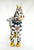 Chinese Cloisonne Horse, Standing White with Floral Design