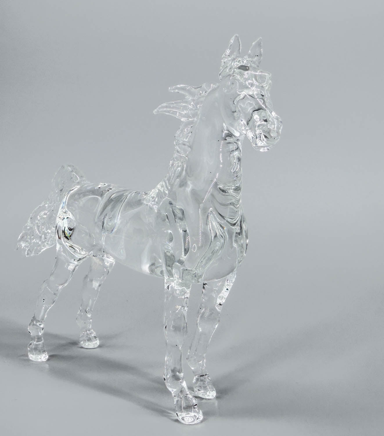 Saddlebred Stallion ~ Standing Ovation - Breyer Crystal