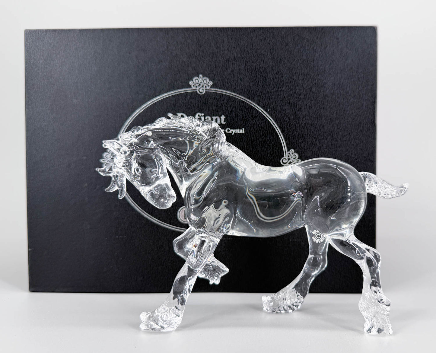 Shire Mare ~ Defiant - Breyer Crystal