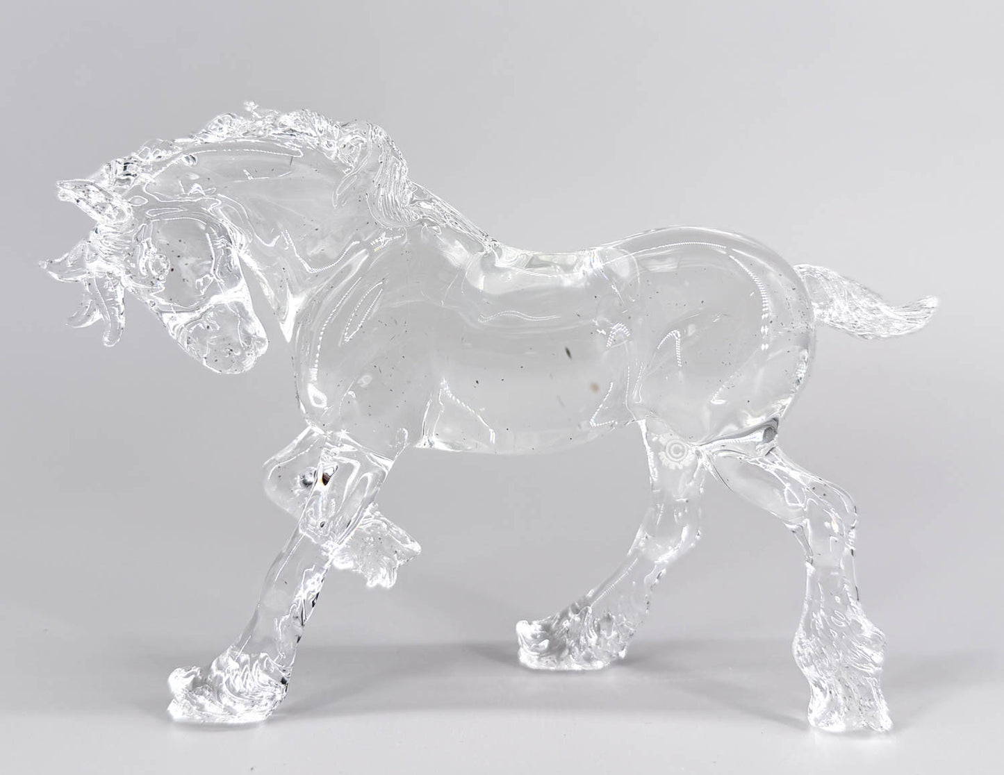 Shire Mare ~ Defiant - Breyer Crystal