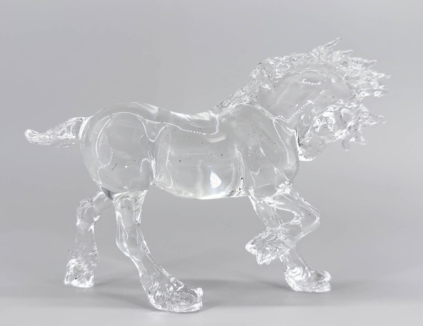 Shire Mare ~ Defiant - Breyer Crystal