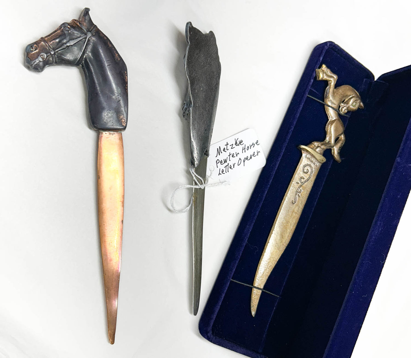 Horse-Themed Vintage Letter Opener Collection - Group 3