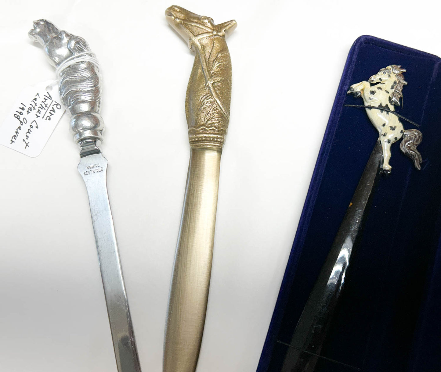 Horse-Themed Vintage Letter Opener Collection - Group 4