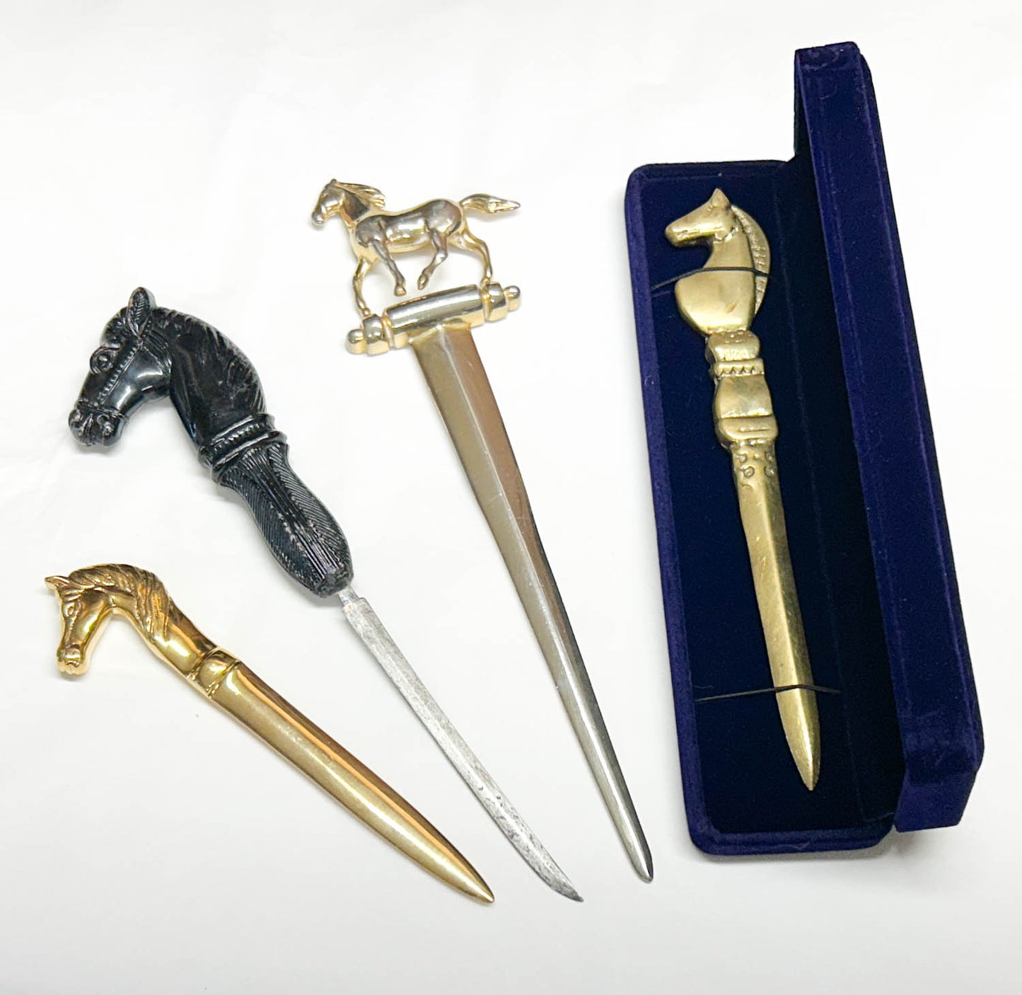 Horse-Themed Vintage Letter Opener Collection - Group 5