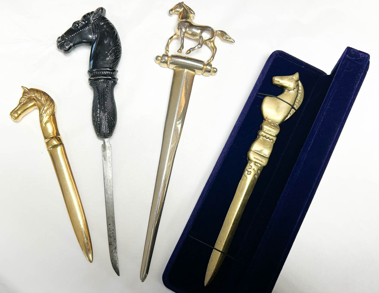 Horse-Themed Vintage Letter Opener Collection - Group 5