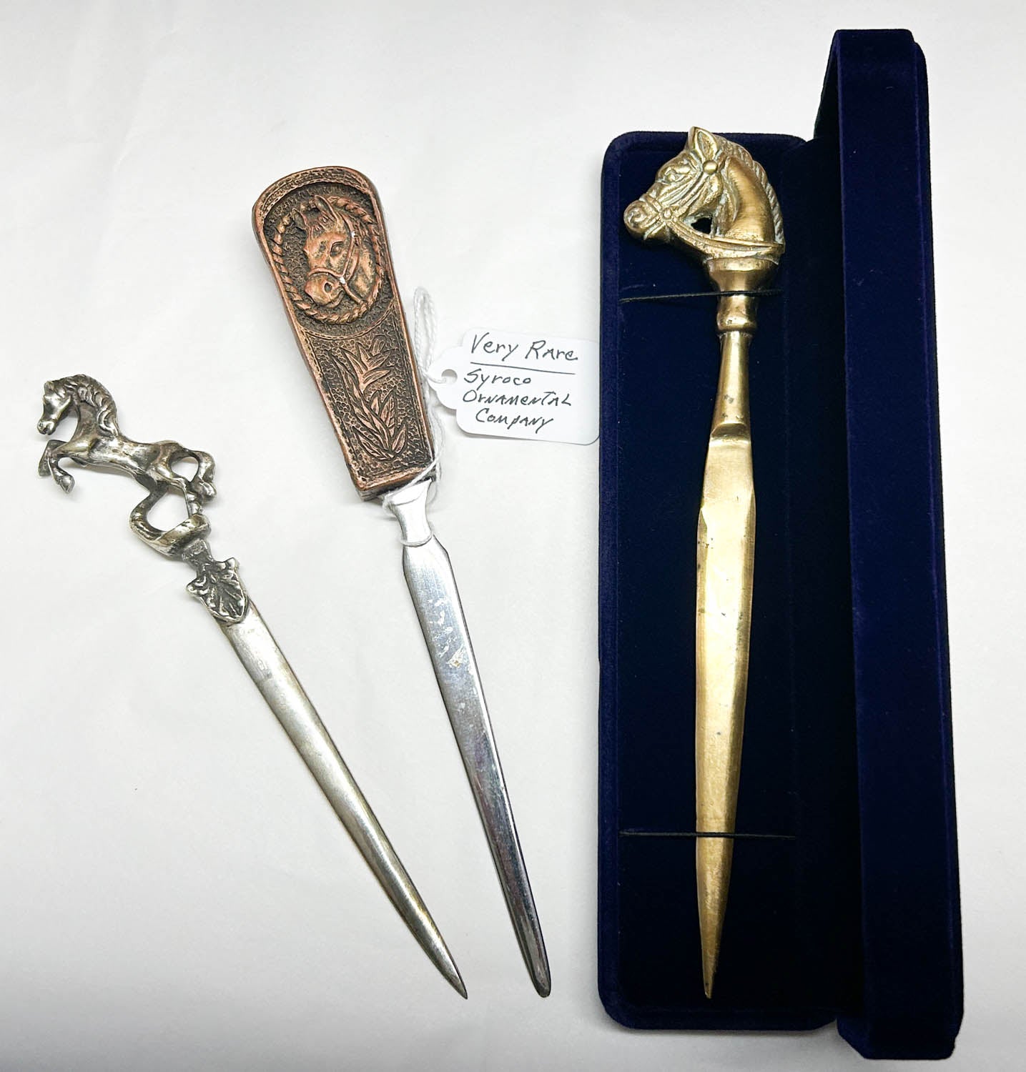 Horse-Themed Vintage Letter Opener Collection - Group 7
