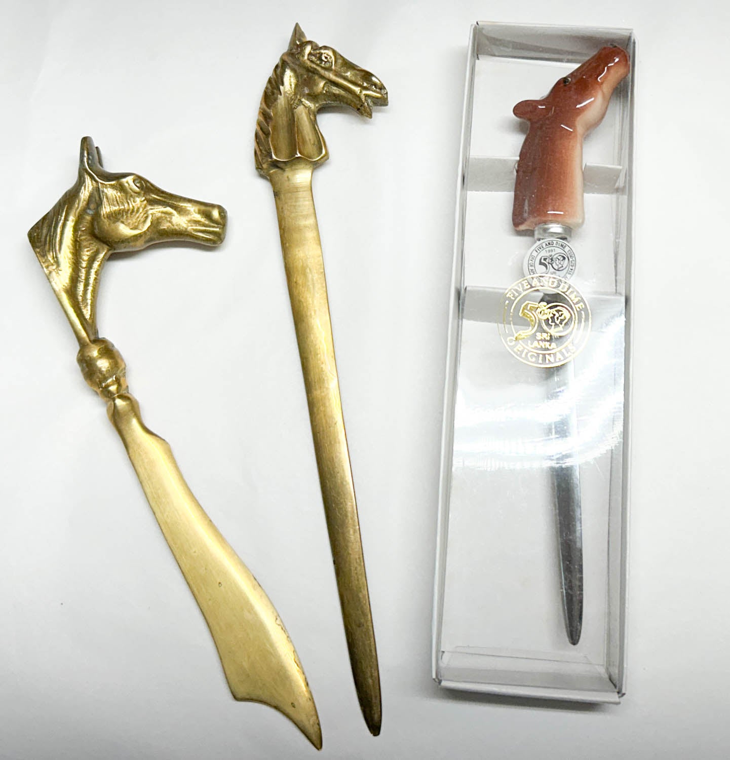 Horse-Themed Vintage Letter Opener Collection - Group 8