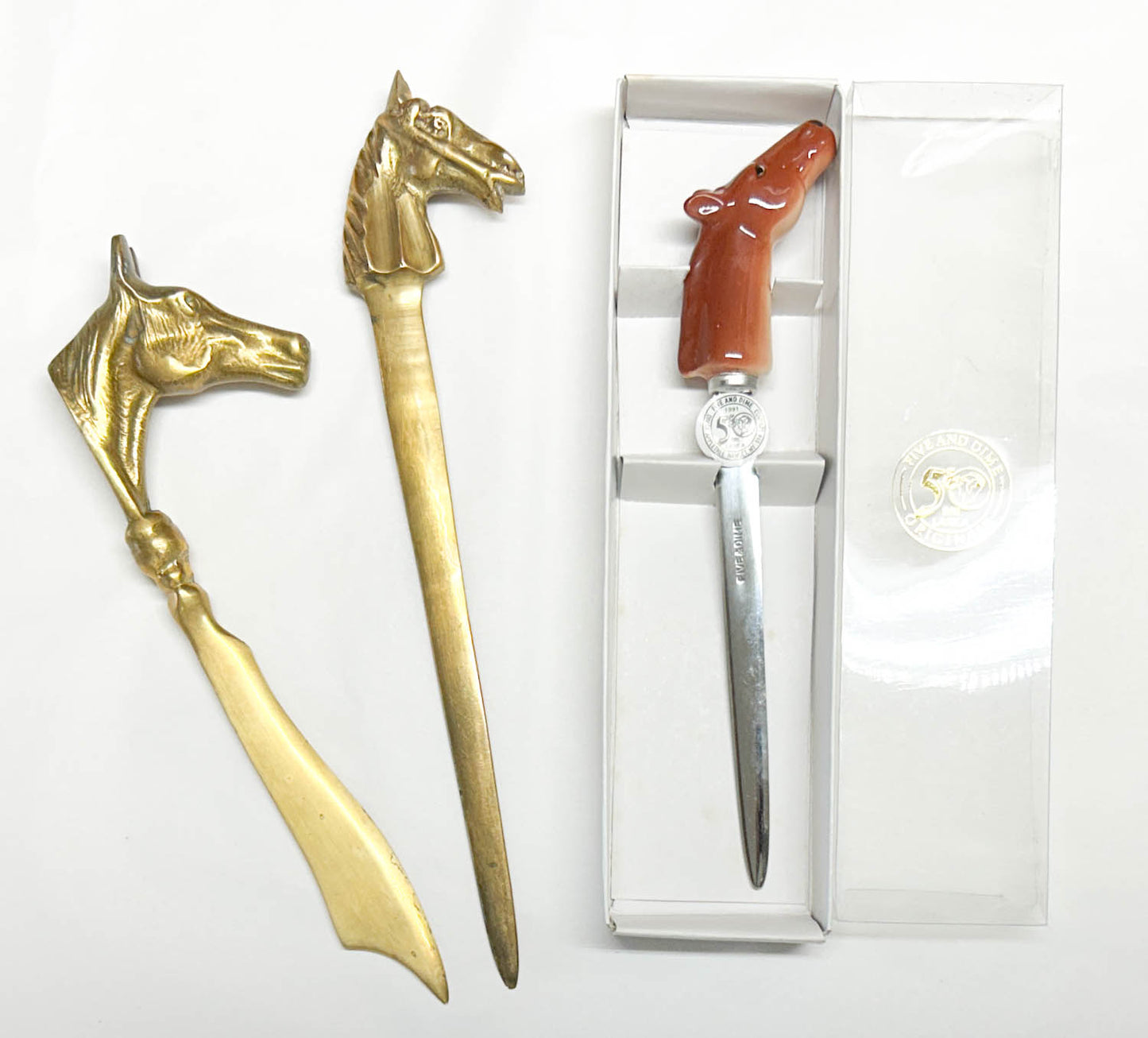 Horse-Themed Vintage Letter Opener Collection - Group 8