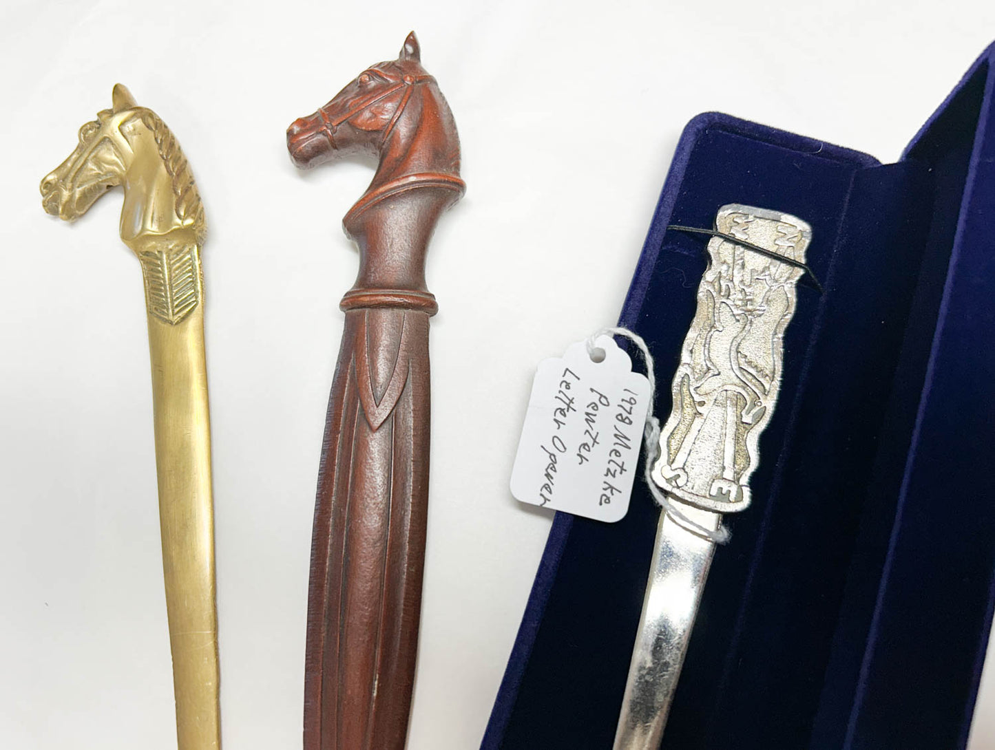 Horse-Themed Vintage Letter Opener Collection - Group 9