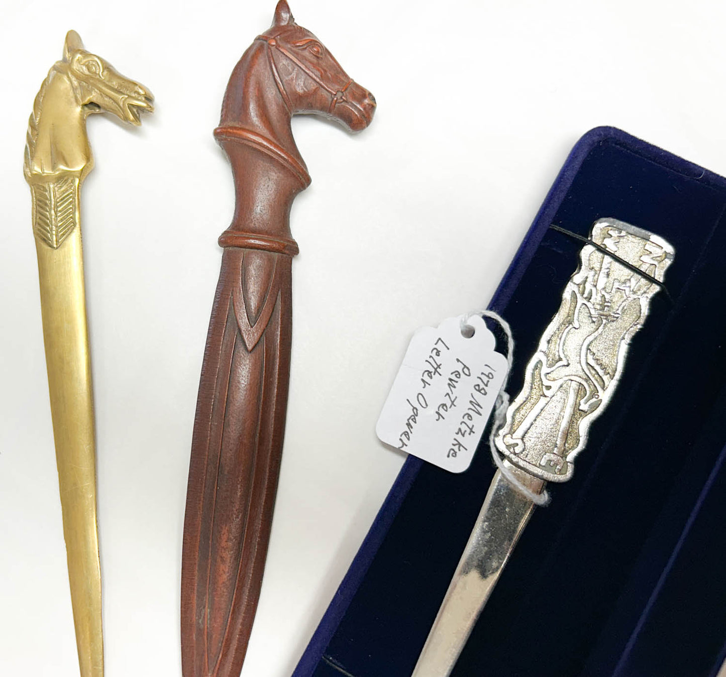 Horse-Themed Vintage Letter Opener Collection - Group 9