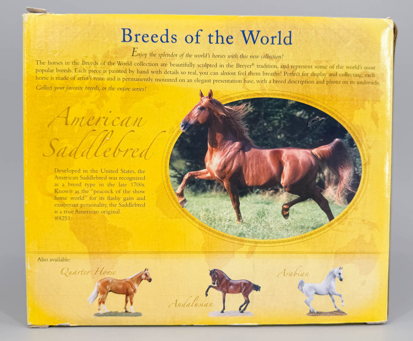 American Saddlebred, Breeds of the World Series - Breyer Resin