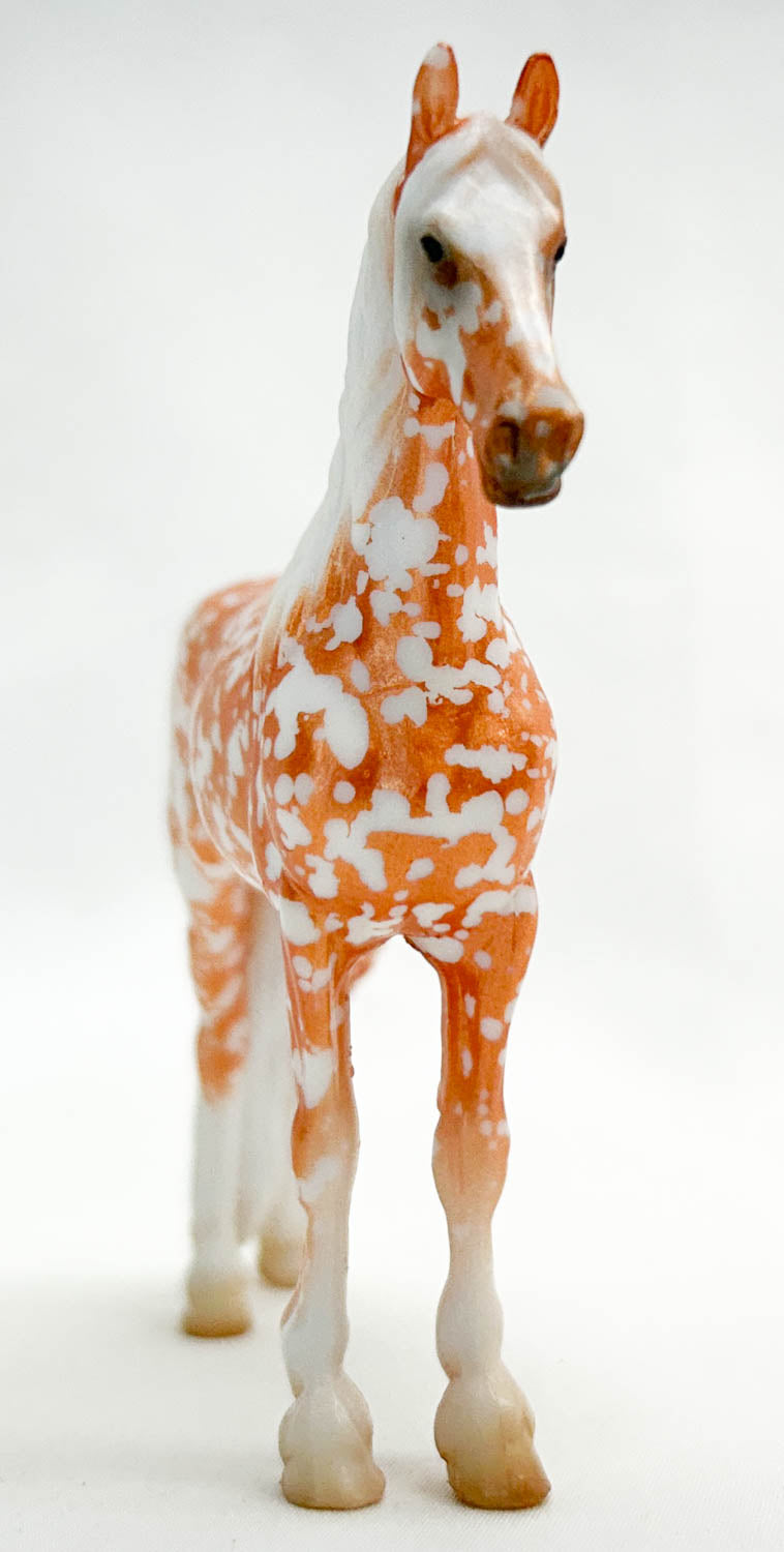 Standing Friesian, Copper Filigree - Chase Piece