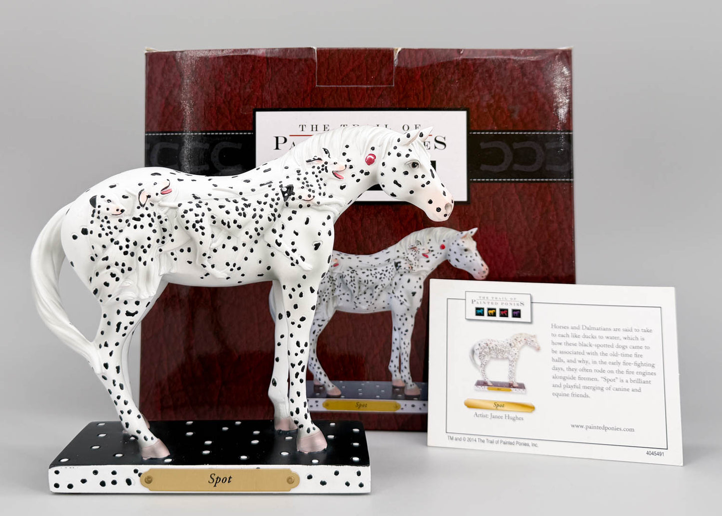 Trail of Painted Ponies ~ Spot, Appaloosa with Dalmatians - 1st Edition