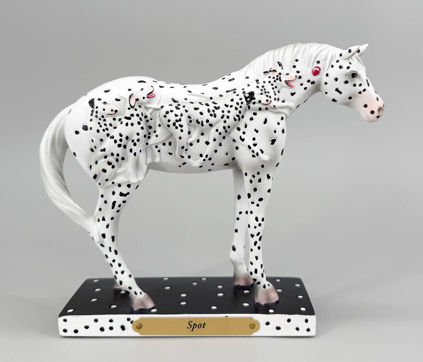 Trail of Painted Ponies ~ Spot, Appaloosa with Dalmatians - 1st Edition