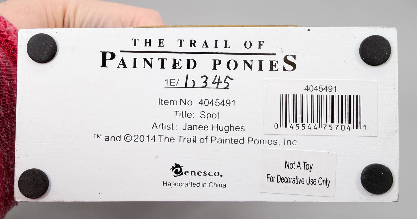 Trail of Painted Ponies ~ Spot, Appaloosa with Dalmatians - 1st Edition