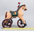 Hand-carved Wooden Vintage-Style Horse Tricycle Toy