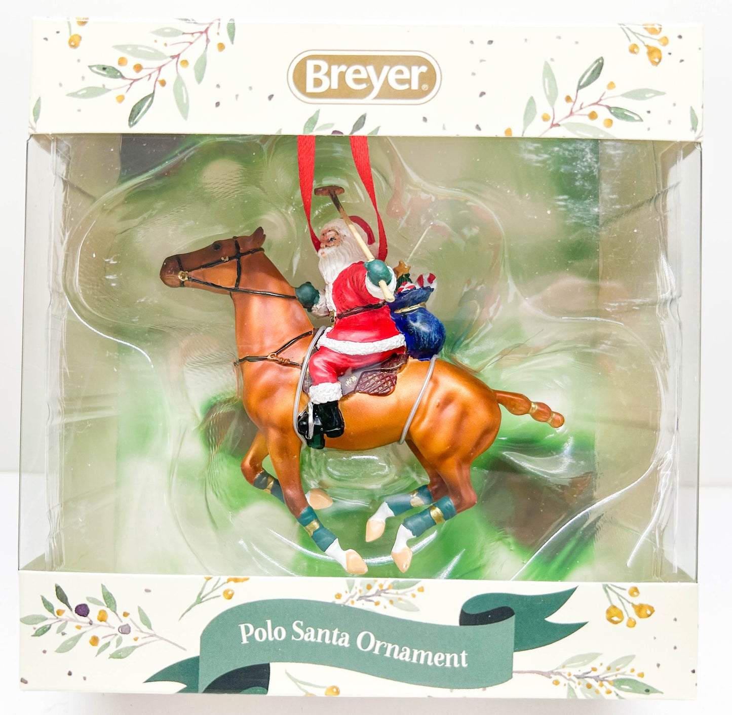 2023 Holiday Breyer Santa Ornament ~ Polo