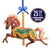 2024 Holiday Carousel Ornament ~ Fleur - ADVANCE SALE