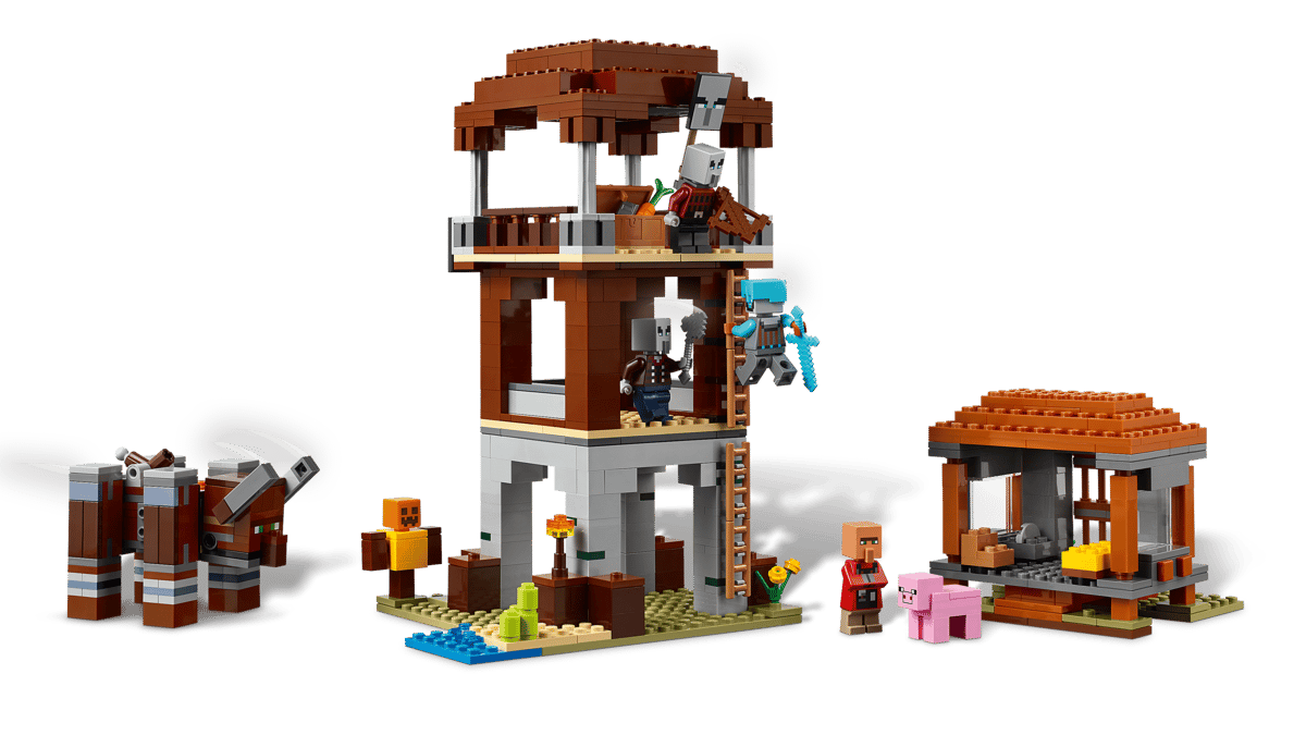 LEGO® Minecraft® The Pillager Outpost and Ravager #21278 665 Pieces