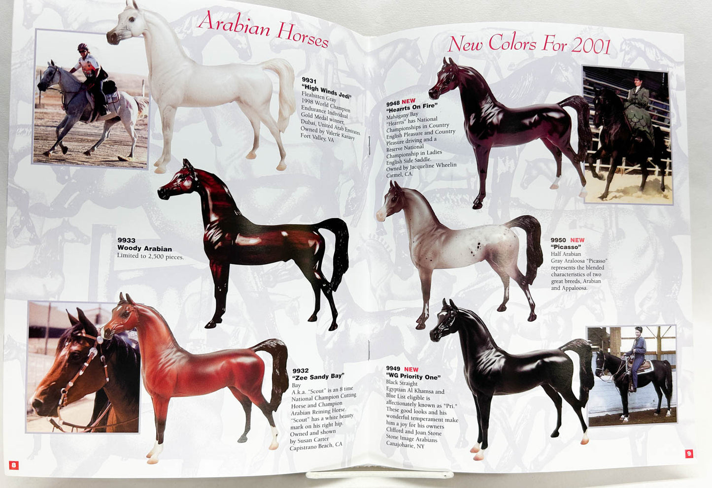 2001  Stone Horses Dealer Catalog