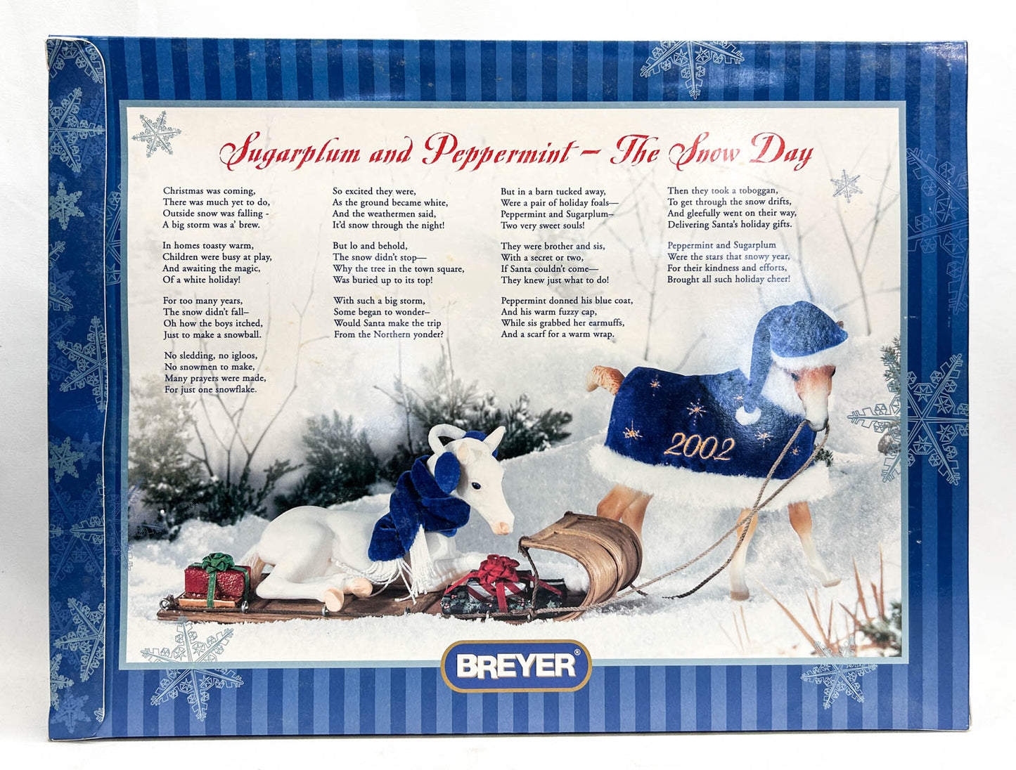 2002 Holiday Horses - Amber & Ashley ~ Sugarplum & Peppermint