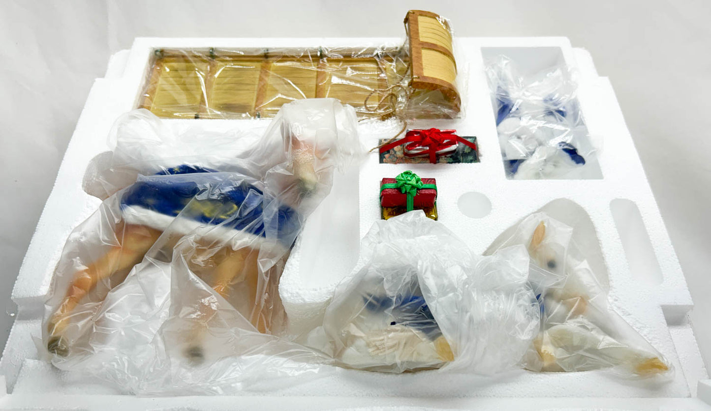 2002 Holiday Horses - Amber & Ashley ~ Sugarplum & Peppermint