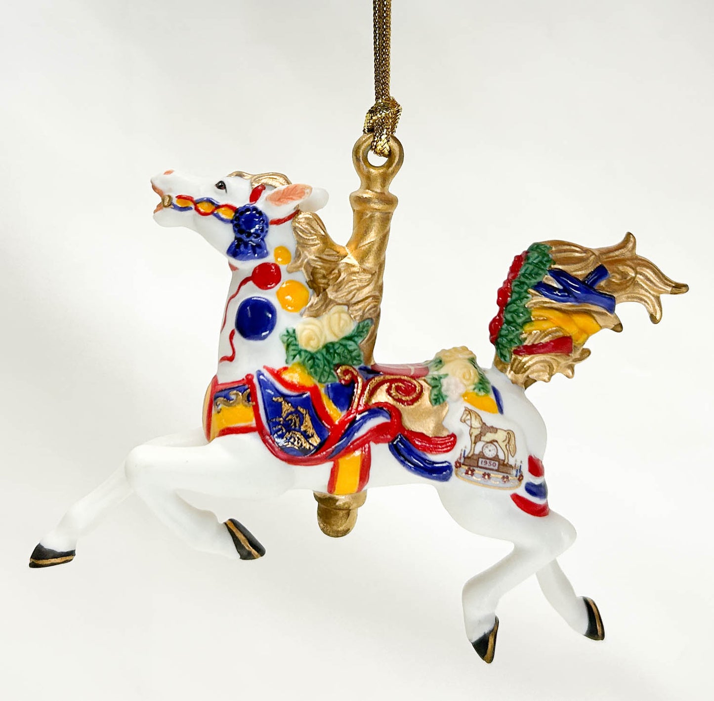 2000 Holiday Carousel Ornament ~ Breyer 50th Anniversary Porcelain