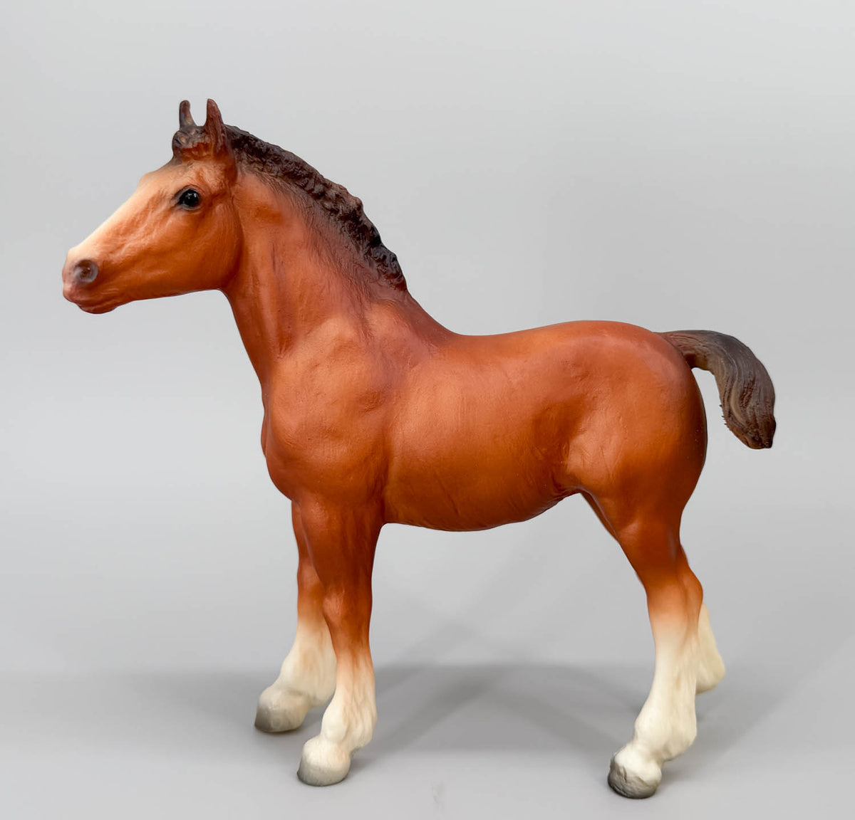 Clydesdale Mare and Foal w/ Original (Velcro closure) Blankets & Carry Case