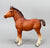 Clydesdale Mare and Foal w/ Original (Velcro closure) Blankets & Carry Case