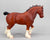 Clydesdale Stallion, Bay - Red & White Bobs
