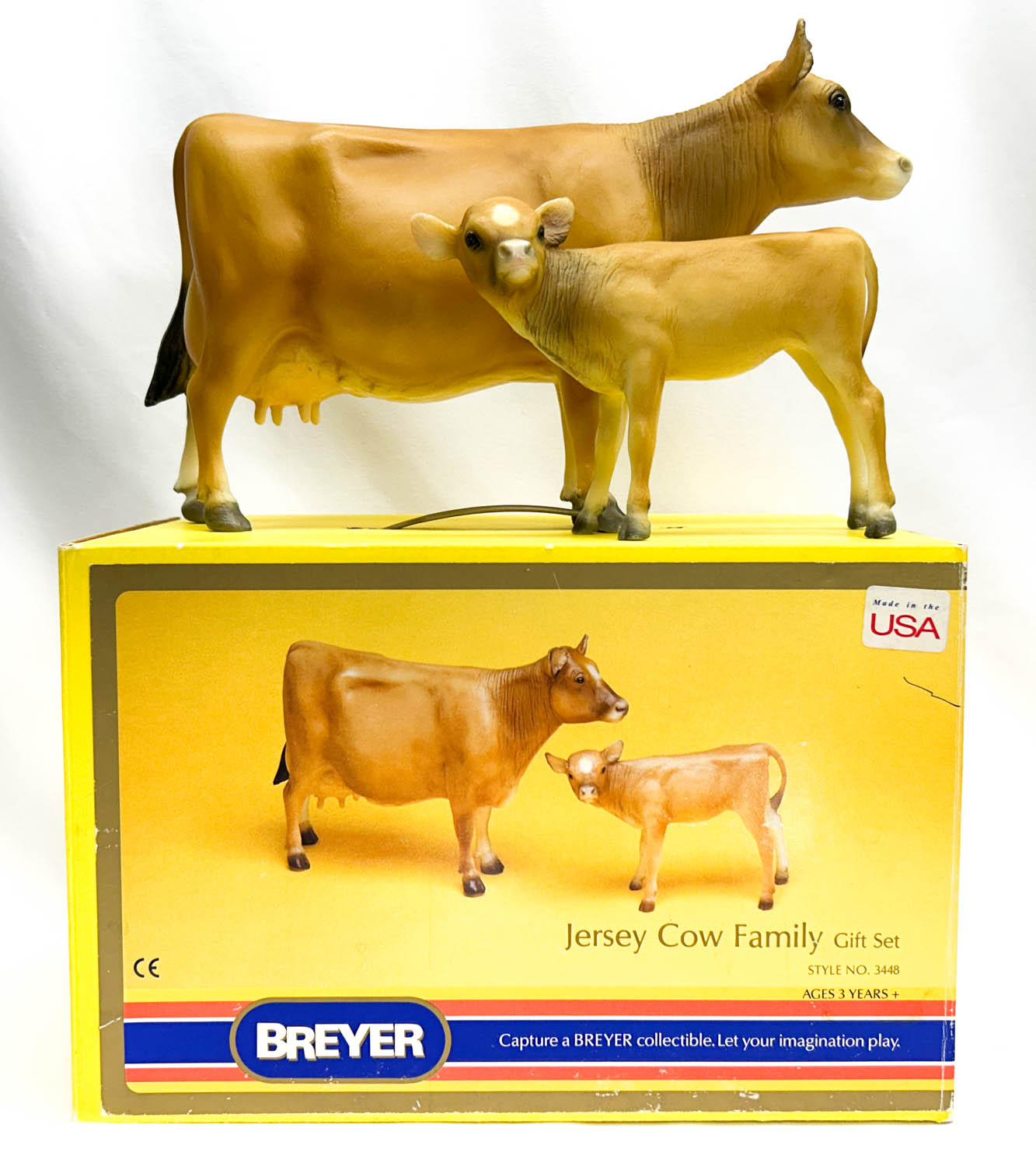 Cow (Polled) and Calf ~ Jersey Cow Family Gift Set