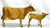 Cow (Polled) and Calf ~ Jersey Cow Family Gift Set
