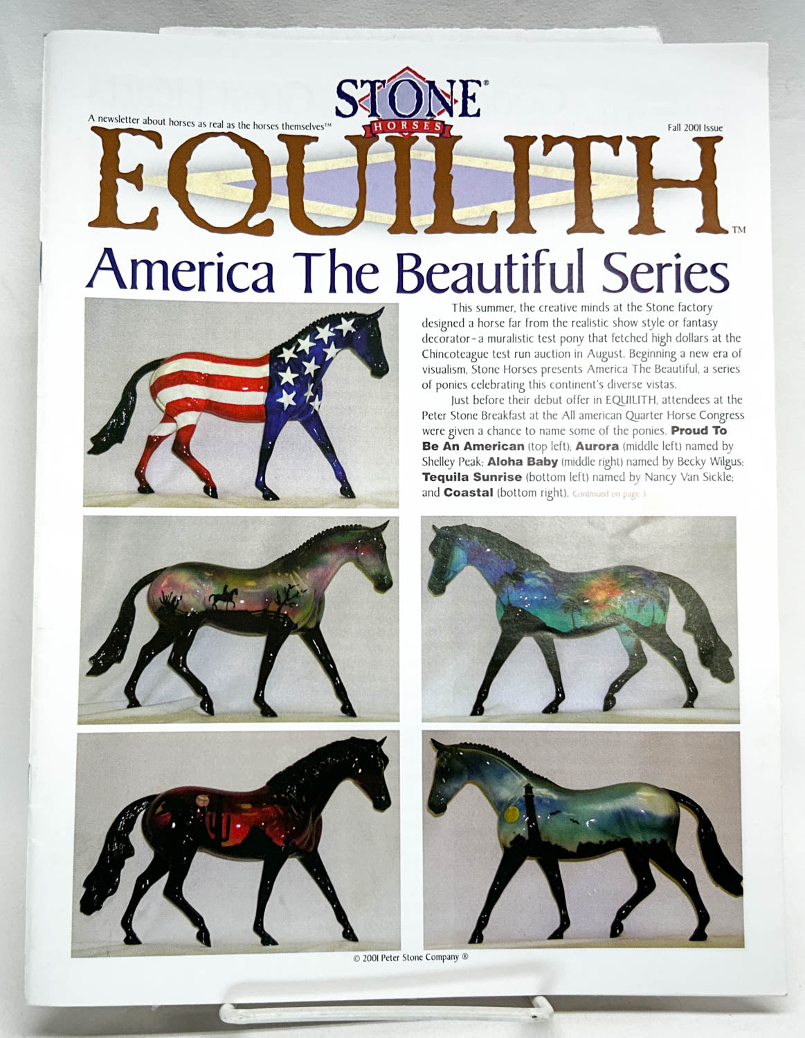 Stone Horses Equilith Magazine, Fall 2001